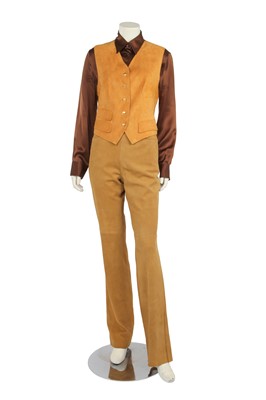 Lot 331 - A Gucci suede ensemble, early 1990s
