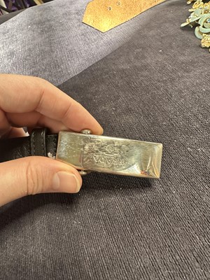 Lot 61 - A group of designer belts and accessories