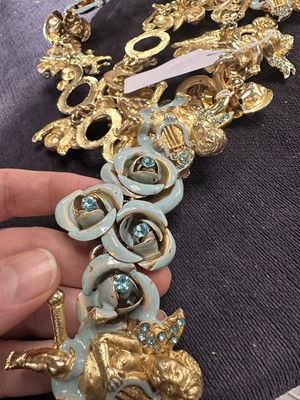 Lot 61 - A group of designer belts and accessories