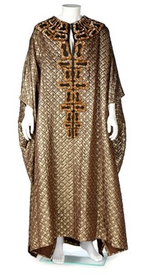 Lot 262 - A fine Mr Fish man's gold lam kaftan, late...
