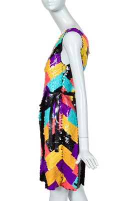 Lot 19 - A Chanel by Karl Lagerfeld multicoloured embellished dress, 'Coco Pop' collection, Autumn-Winter 2001-02