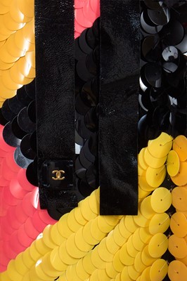 Lot 19 - A Chanel by Karl Lagerfeld multicoloured embellished dress, 'Coco Pop' collection, Autumn-Winter 2001-02