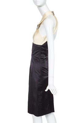 Lot 15 - A Chanel by Karl Lagerfeld embellished satin cocktail dress, 'Paris on Stage' collection, Autumn-Winter 2006-07