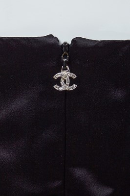 Lot 15 - A Chanel by Karl Lagerfeld embellished satin cocktail dress, 'Paris on Stage' collection, Autumn-Winter 2006-07