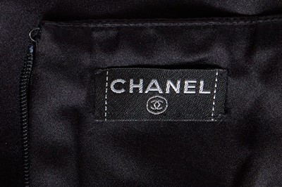 Lot 15 - A Chanel by Karl Lagerfeld embellished satin cocktail dress, 'Paris on Stage' collection, Autumn-Winter 2006-07
