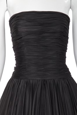 Lot 29 - A Chanel by Karl Lagerfeld black silk organza evening dress, Spring-Summer 1997