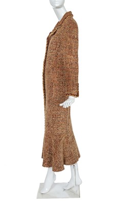 Lot 20 - A Chanel brown fantasy tweed coat, 'Coco Pop' collection, Autumn-Winter 2001-02