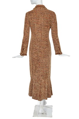 Lot 20 - A Chanel brown fantasy tweed coat, 'Coco Pop' collection, Autumn-Winter 2001-02