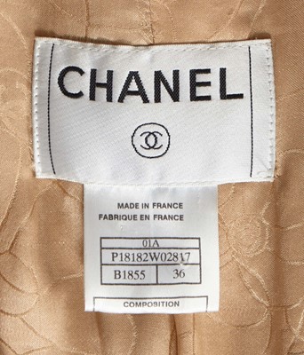 Lot 20 - A Chanel brown fantasy tweed coat, 'Coco Pop' collection, Autumn-Winter 2001-02