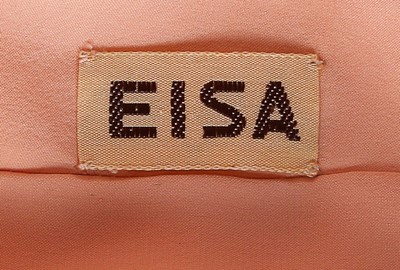 Lot 233 - A Balenciaga couture pink slubbed satin...
