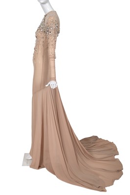 Lot 97 - An Alexandre Vauthier haute couture embellished silk evening gown, Autumn-Winter 2011-12