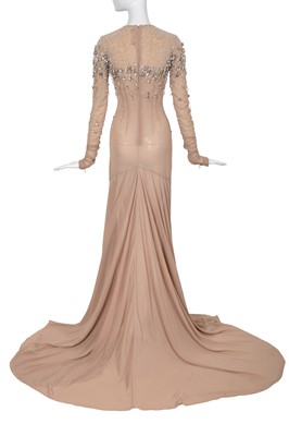 Lot 97 - An Alexandre Vauthier haute couture embellished silk evening gown, Autumn-Winter 2011-12
