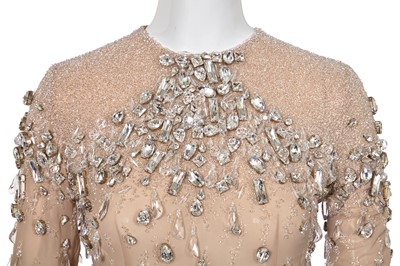 Lot 97 - An Alexandre Vauthier haute couture embellished silk evening gown, Autumn-Winter 2011-12