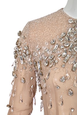 Lot 97 - An Alexandre Vauthier haute couture embellished silk evening gown, Autumn-Winter 2011-12