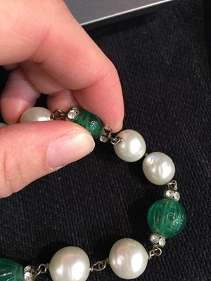 Lot 54 - A Gabrielle Chanel haute couture by Gripoix necklace, 1950s