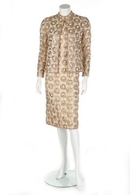 Lot 254 - A Chanel couture evening ensemble, 1972,...