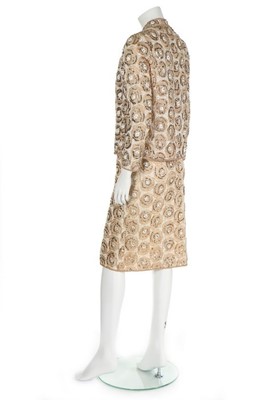 Lot 254 - A Chanel couture evening ensemble, 1972,...