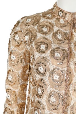 Lot 254 - A Chanel couture evening ensemble, 1972,...
