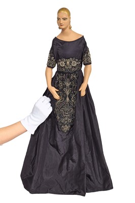 Lot 515 - A rare Jeanne Lanvin miniature display mannequin designed in collaboration with Atelier Armand-Albert Rateau in original miniature dress, early 1920s