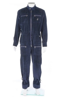 Lot 263 - A Courrèges man's navy needlecord...