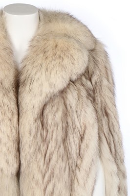 Lot 5 - A JOS Fourrures arctic fox fur cape, 1970s,...