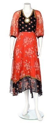 Lot 251 - A good Thea Porter 'gypsy' dress, 1969-71,...