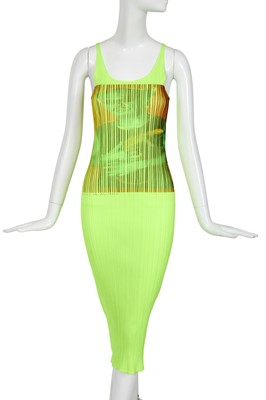 Lot 266 - An Issey Miyake Guest Artists Series No 3 dress with print by Nobuyoshi Araki, 1997