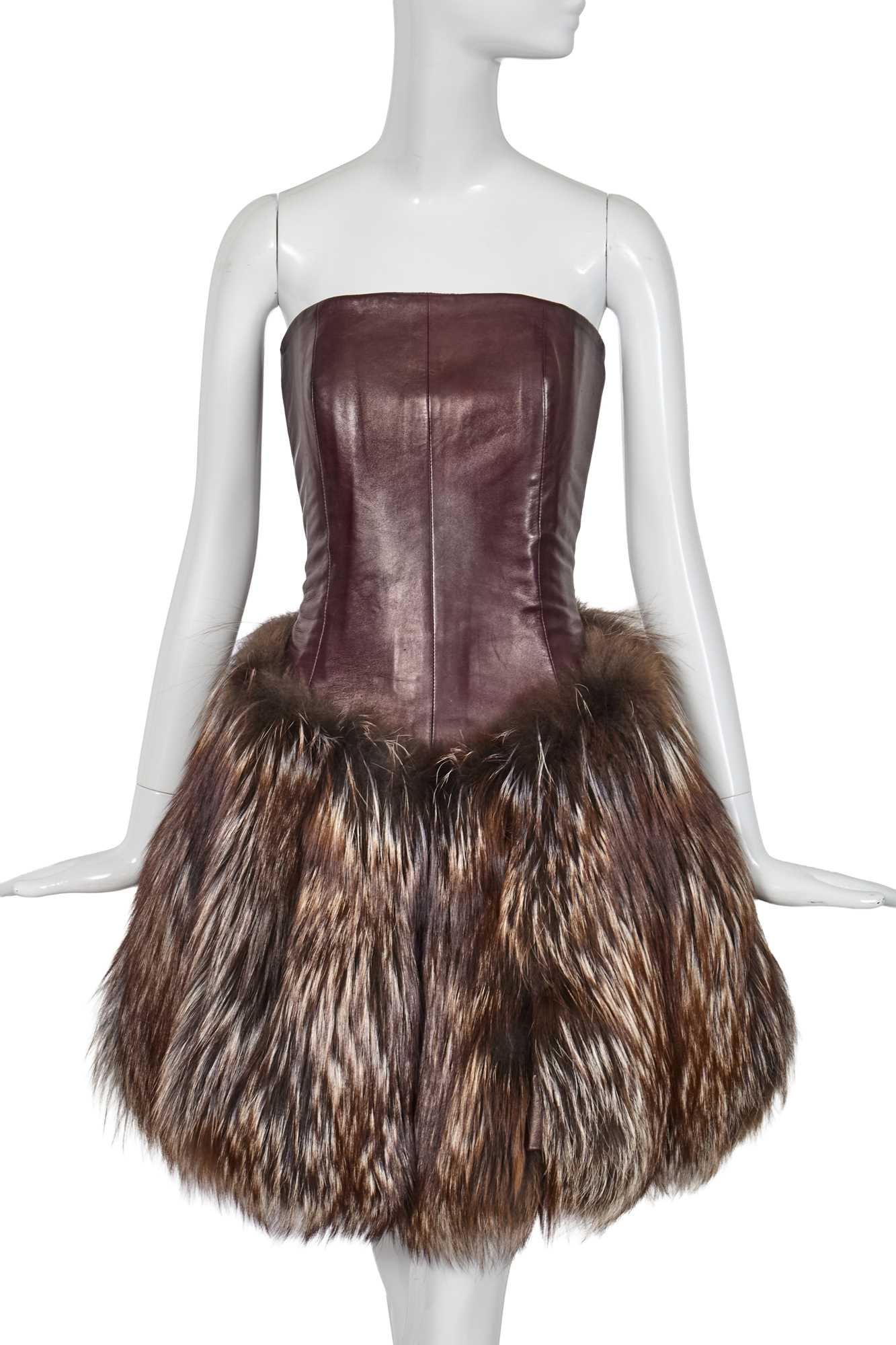 mcqueen leather dress Lot 145 Gothic Maxi Dress