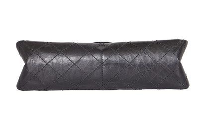 Lot 12 - A Chanel 2.55 Reissue black leather flap bag, 2009-2010