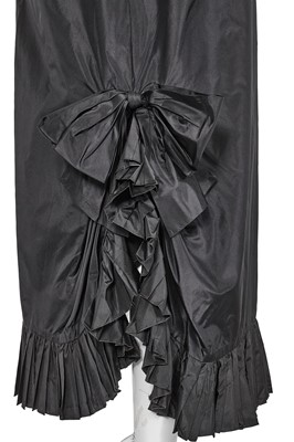 Lot 50 - A Chanel by Karl Lagerfeld black silk taffeta evening dress, Spring-Summer 1986