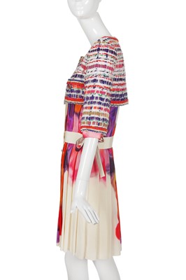 Lot 13 - Chanel by Karl Lagerfeld silk and ribbon tweed ensemble, 'Boulevard' collection, Spring-Summer 2015