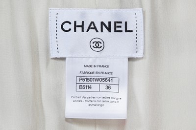Lot 13 - Chanel by Karl Lagerfeld silk and ribbon tweed ensemble, 'Boulevard' collection, Spring-Summer 2015