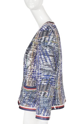 Lot 9 - A Chanel by Karl Lagerfeld tweed jacket 'Airlines' collection, Spring-Summer 2016