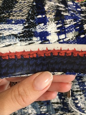Lot 9 - A Chanel by Karl Lagerfeld tweed jacket 'Airlines' collection, Spring-Summer 2016