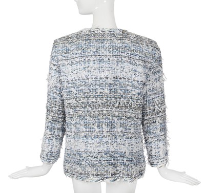 Lot 3 - A Chanel by Karl Lagerfeld tweed jacket, 'Waterfalls' collection, Spring-Summer 2018