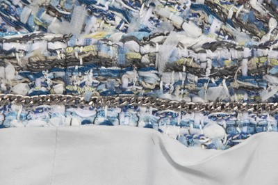 Lot 3 - A Chanel by Karl Lagerfeld tweed jacket, 'Waterfalls' collection, Spring-Summer 2018