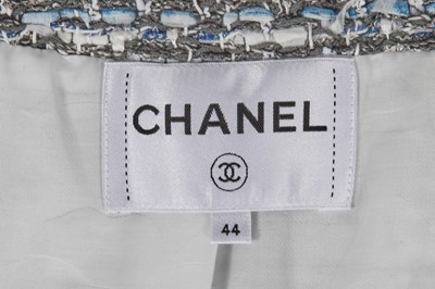 Lot 3 - A Chanel by Karl Lagerfeld tweed jacket, 'Waterfalls' collection, Spring-Summer 2018