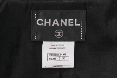 Lot 28 - A Chanel by Karl Lagerfeld black wool blazer, 'Paris-Bombay' collection, Métiers d'Art, Pre-Fall 2012
