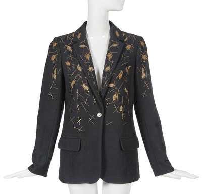 Lot 39 - A Chanel by Karl Lagerfeld embroidered jacket 'Farm' collection, Spring-Summer 2010