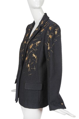 Lot 39 - A Chanel by Karl Lagerfeld embroidered jacket 'Farm' collection, Spring-Summer 2010