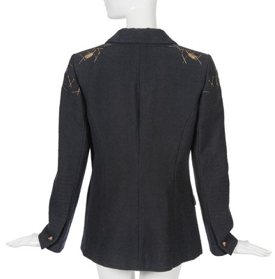 Lot 39 - A Chanel by Karl Lagerfeld embroidered jacket 'Farm' collection, Spring-Summer 2010