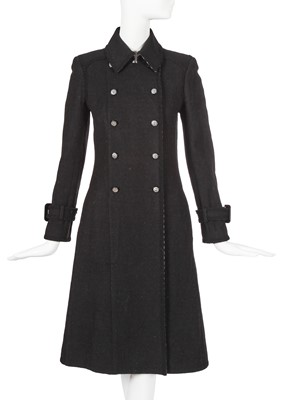 Lot 51 - A Chanel by Karl Lagerfeld black wool coat, 'Paris-Moscou' collection, Métiers d'Art, Pre-Fall 2009