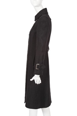 Lot 51 - A Chanel by Karl Lagerfeld black wool coat, 'Paris-Moscou' collection, Métiers d'Art, Pre-Fall 2009