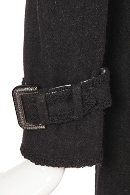 Lot 51 - A Chanel by Karl Lagerfeld black wool coat, 'Paris-Moscou' collection, Métiers d'Art, Pre-Fall 2009
