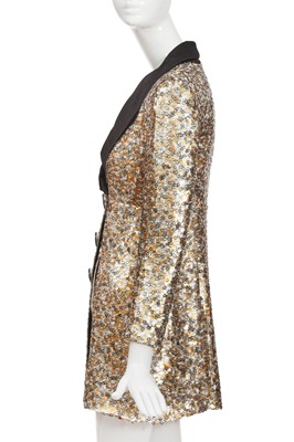 Lot 6 - A Chanel by Karl Lagerfeld sequined 'Le Smoking' cocktail dress, 'Paris Cosmopolite' collection, Metiers d'Art, Pre-Fall 2017