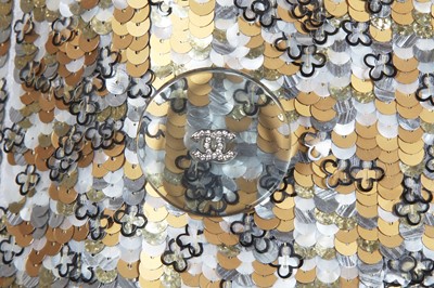 Lot 6 - A Chanel by Karl Lagerfeld sequined 'Le Smoking' cocktail dress, 'Paris Cosmopolite' collection, Metiers d'Art, Pre-Fall 2017