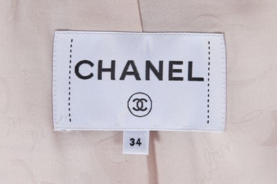 Lot 5 - A Chanel by Karl Lagerfeld pink mohair tweed jacket, 'Eiffel Tower' collection, Autumn-Winter 2017-18