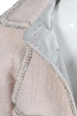 Lot 5 - A Chanel by Karl Lagerfeld pink mohair tweed jacket, 'Eiffel Tower' collection, Autumn-Winter 2017-18