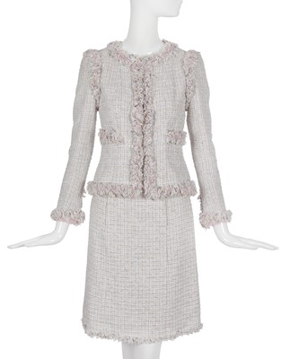 Lot 67 - A Chanel by Karl Lagerfeld tweed suit, Spring-Summer 2004