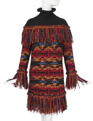 Lot 21 - A Chanel by Karl Lagerfeld sweater dress, 'Paris-Dallas' collection, Métiers d'Art, Pre-Fall 2014